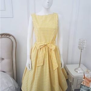 Lindy Bop Audrey sunny gingham 1950s swing dress